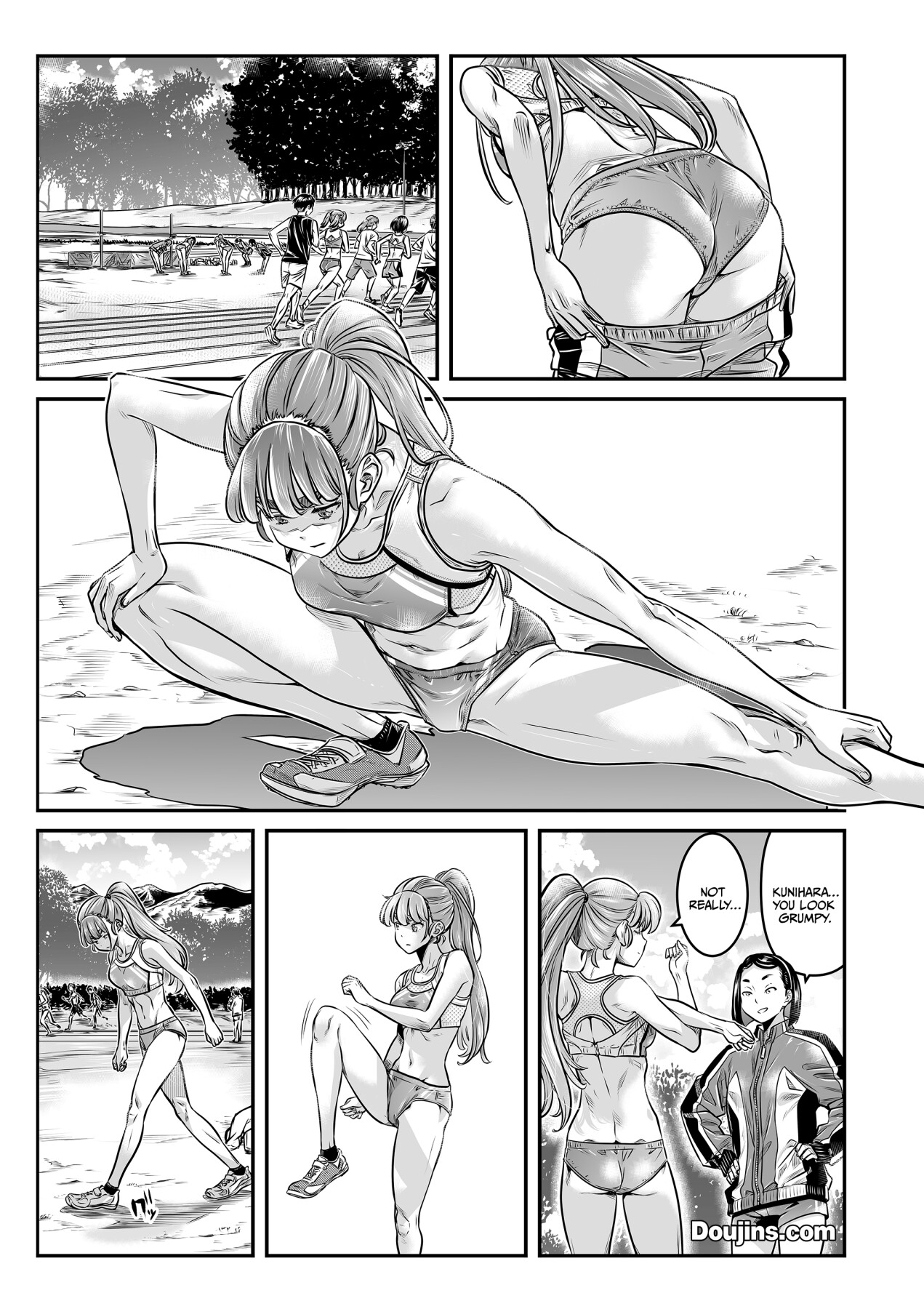 Hentai Manga Comic-The Dominant Track And Field Girl Can't Be Satisfied By A Nobody's Dick-Read-12